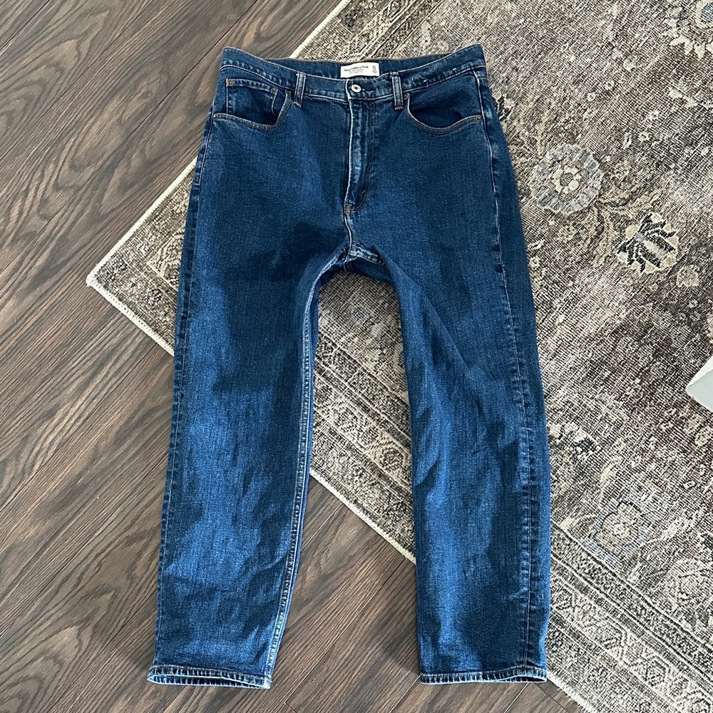 Abercrombie ankle straight ultra high rise 12/31